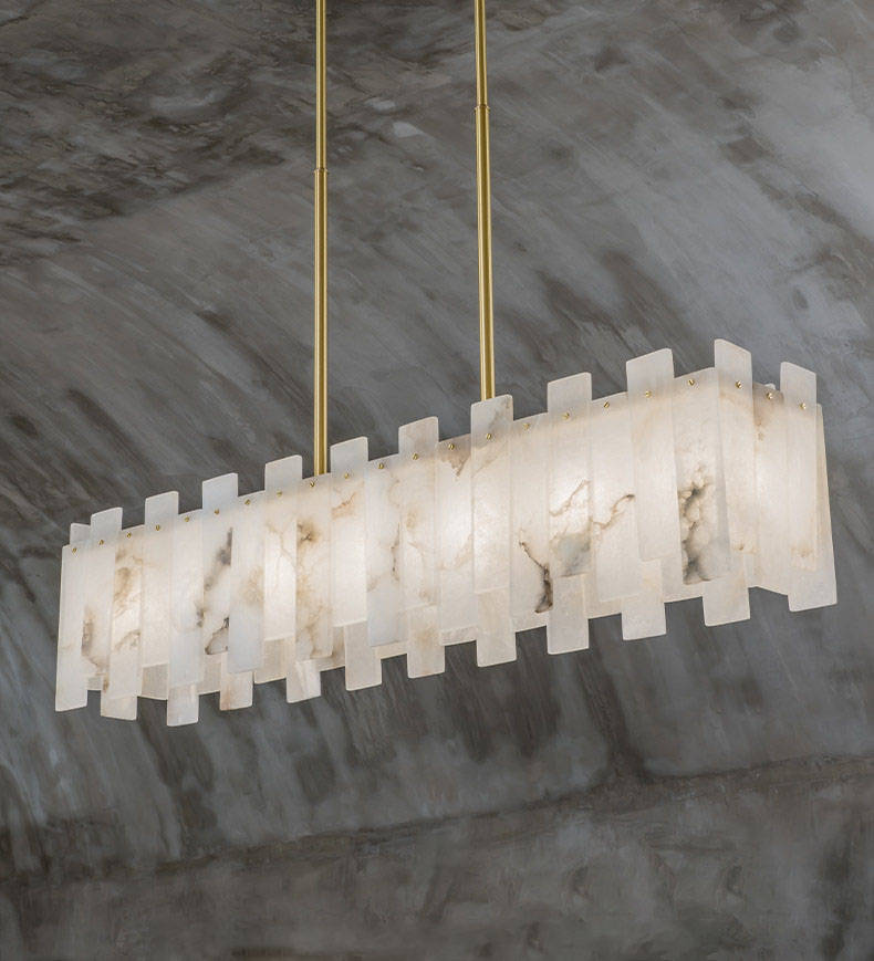 Velina Alabaster Pendant