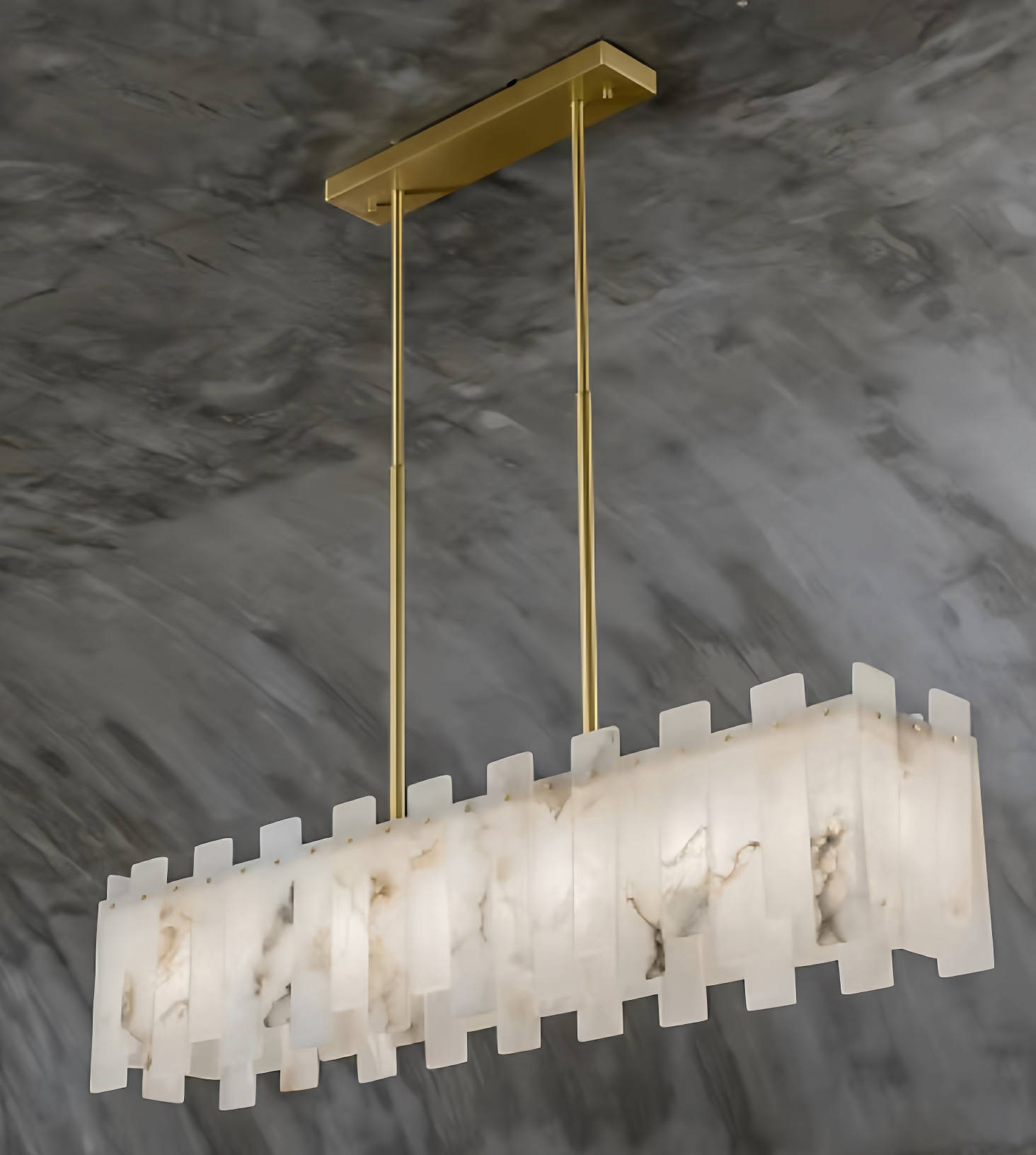 Velina Alabaster Pendant