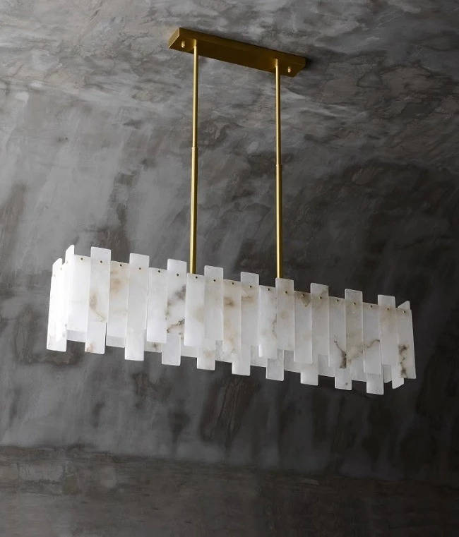 Velina Alabaster Pendant