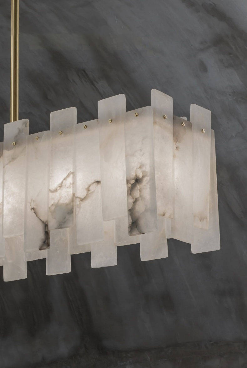 Velina Alabaster Pendant