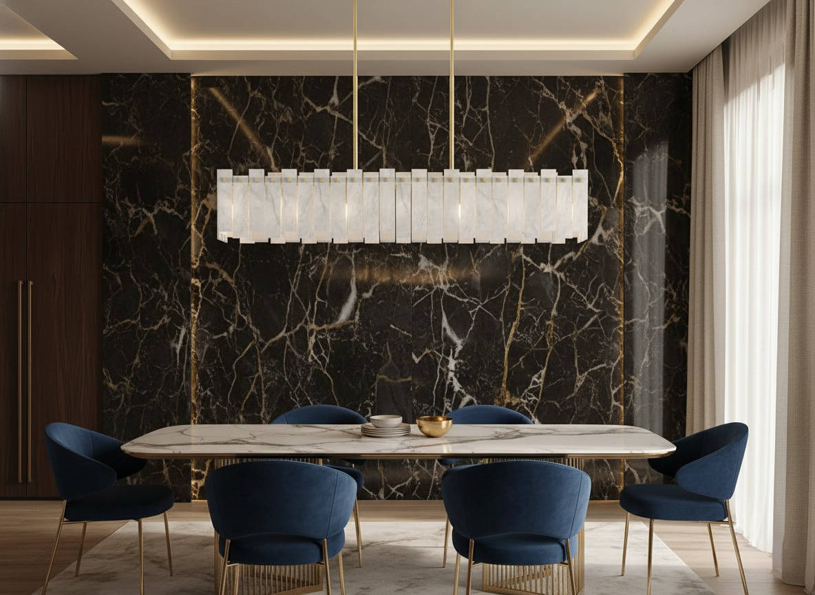 Velina Alabaster Pendant