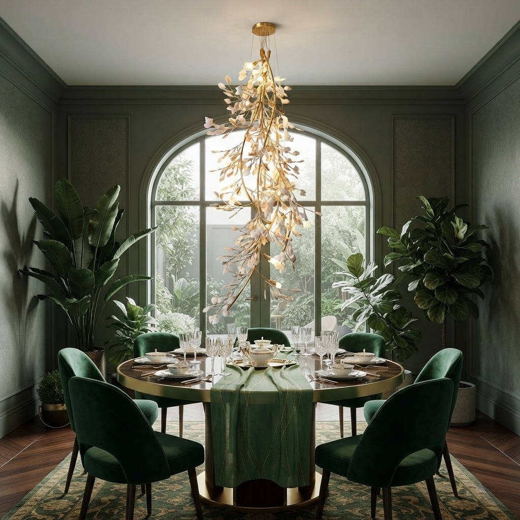 Gingko Long Branch Chandelier