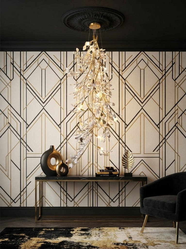 Gingko Long Branch Chandelier