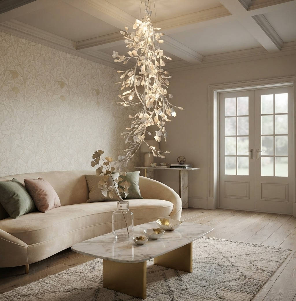 Gingko Long Branch Chandelier
