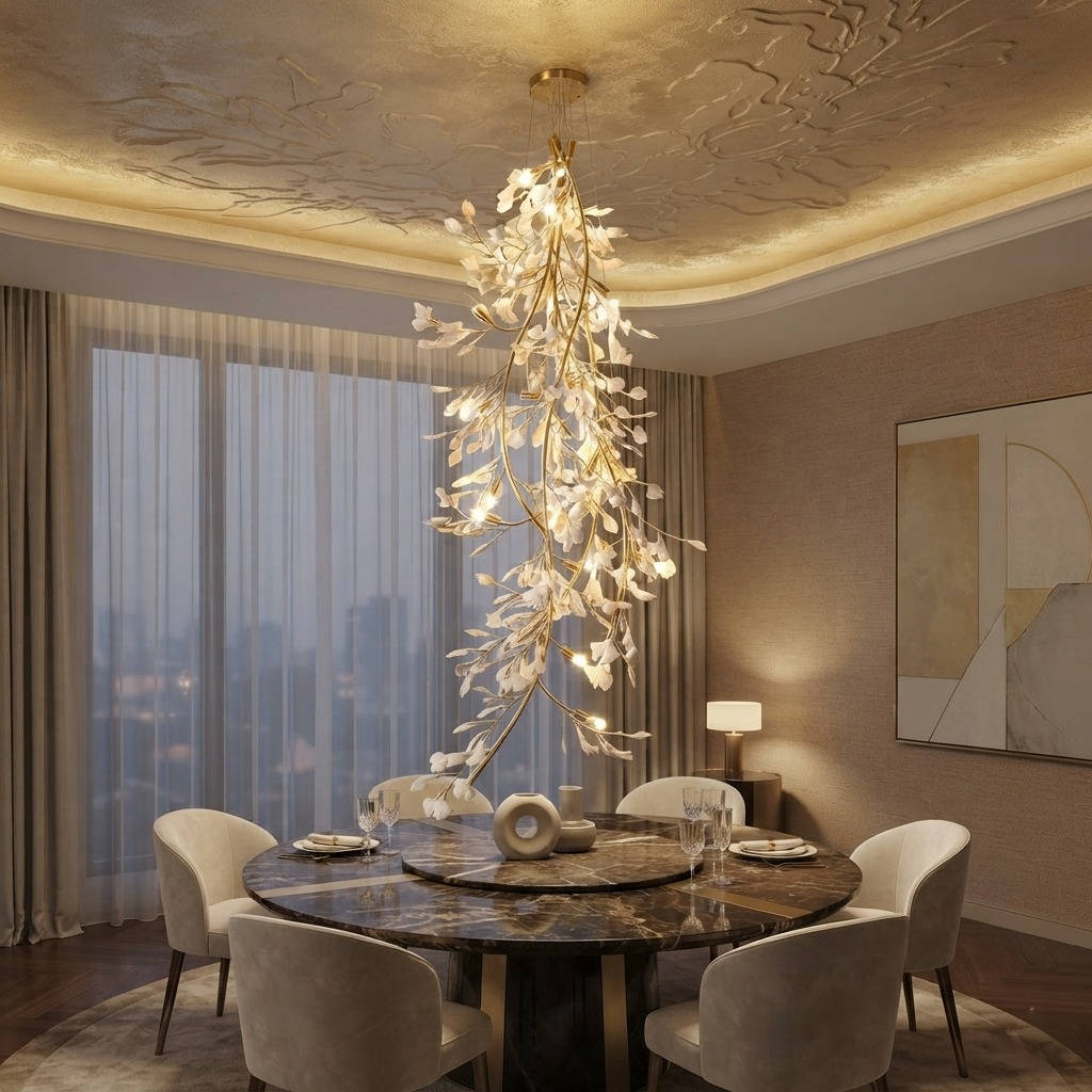 Gingko Long Branch Chandelier