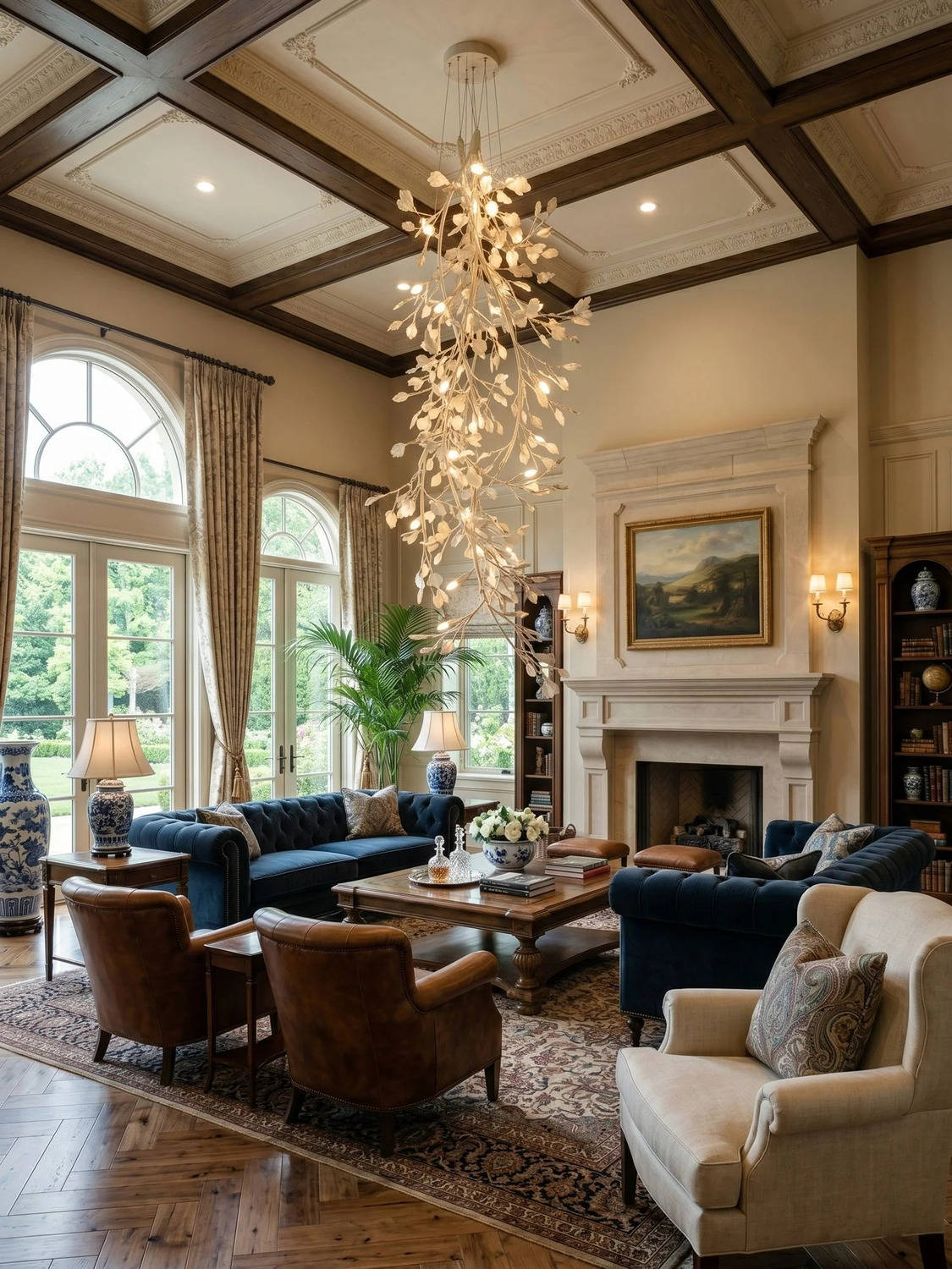 Gingko Long Branch Chandelier