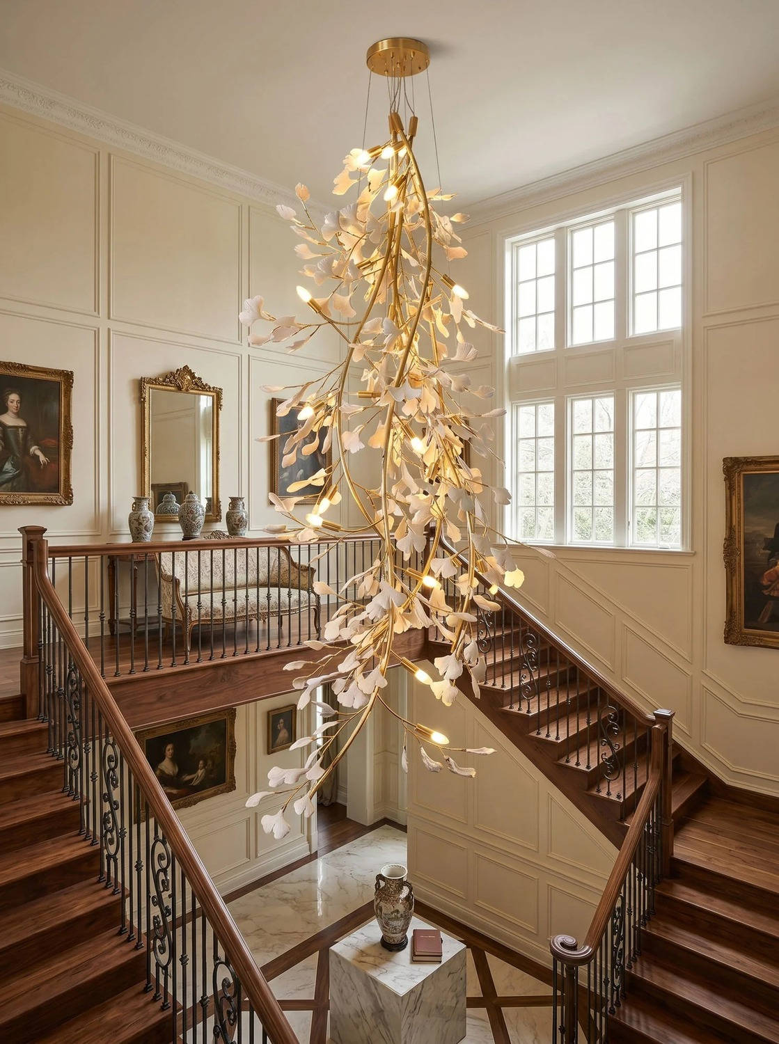 Gingko Long Branch Chandelier