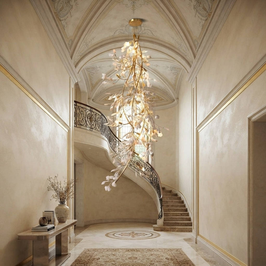 Gingko Long Branch Chandelier