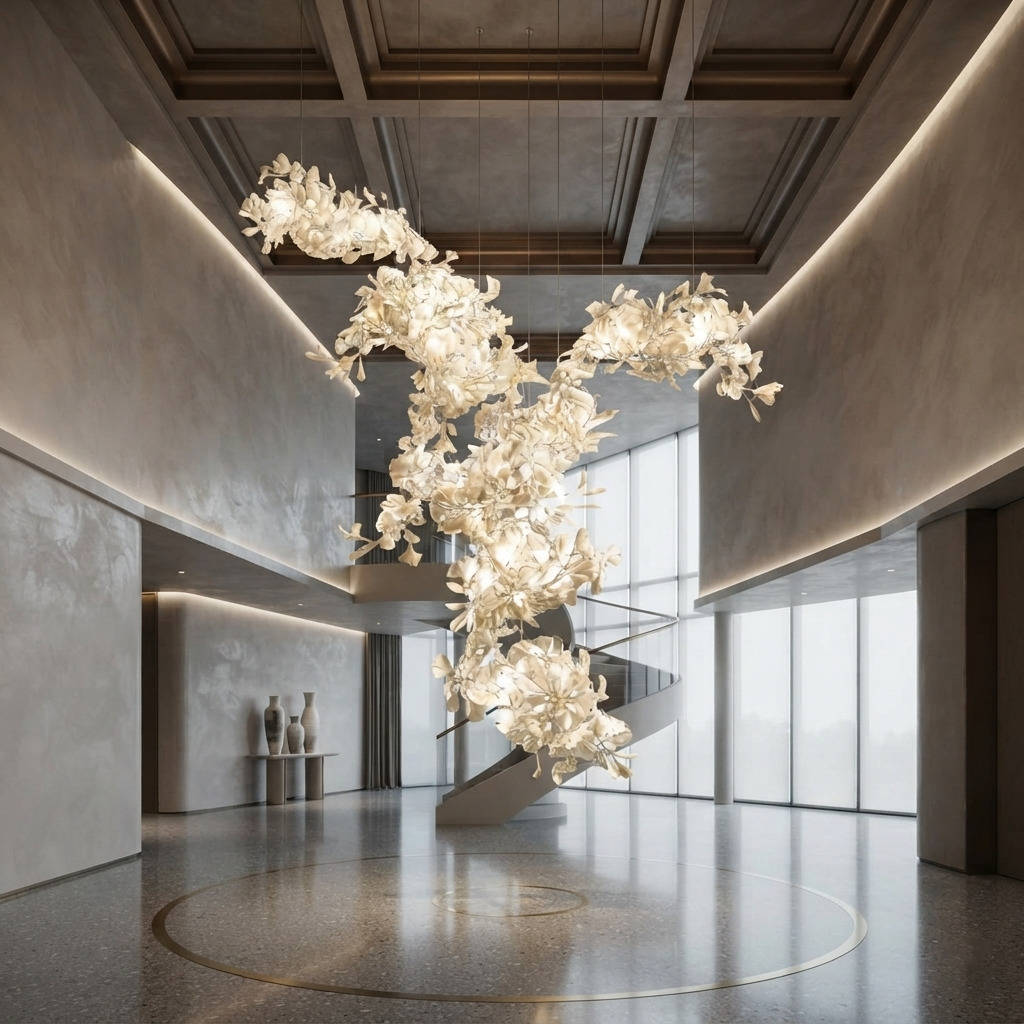 Gingko Combination Chandelier