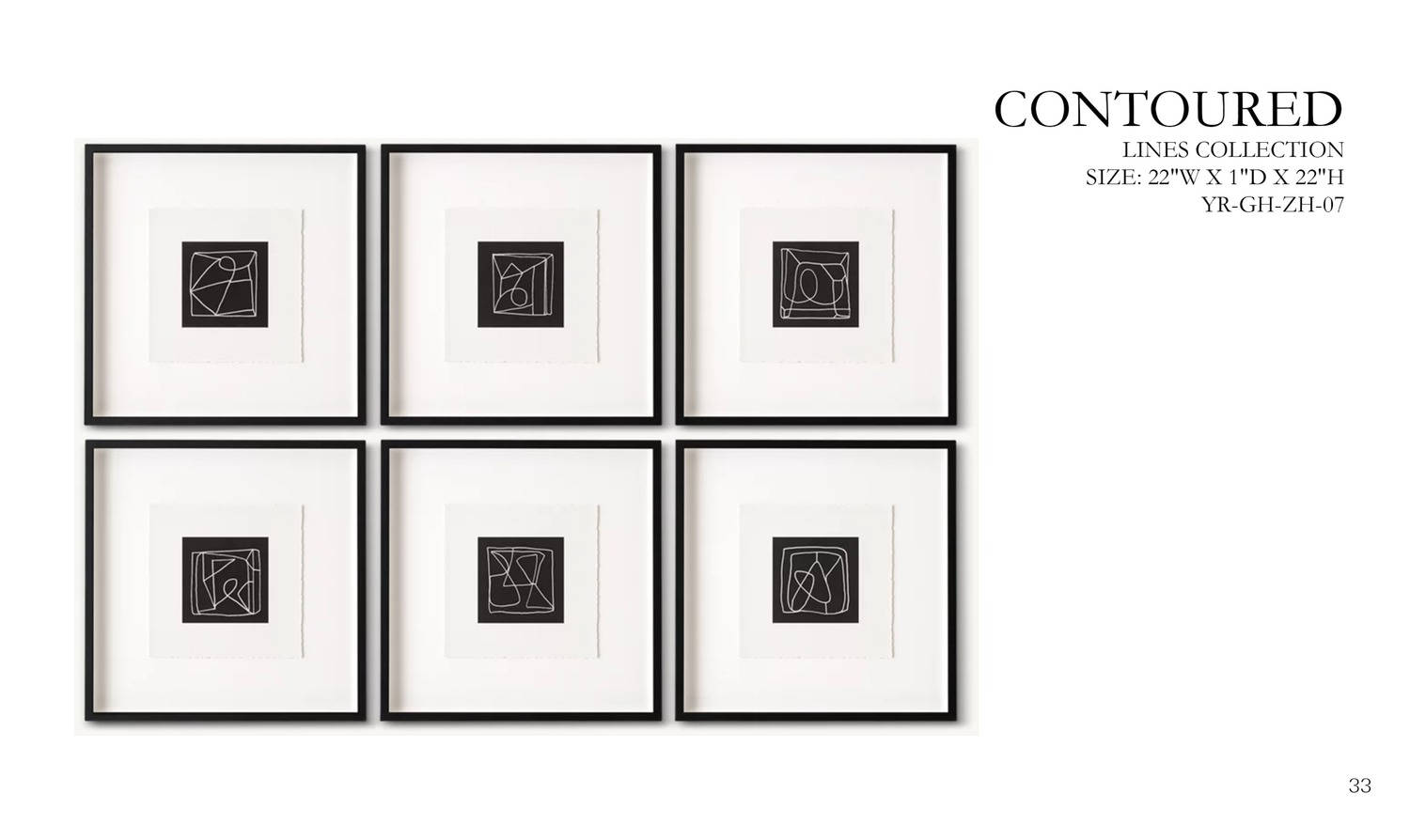 Contoured Lines Collection