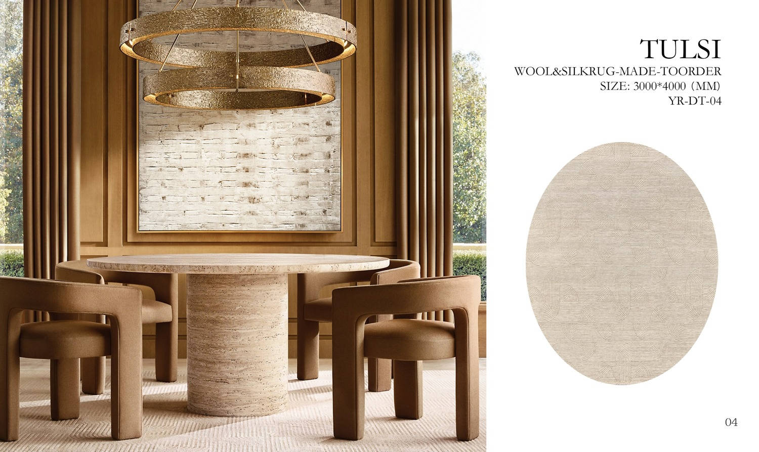 Tulsi Wool & Silk Rug