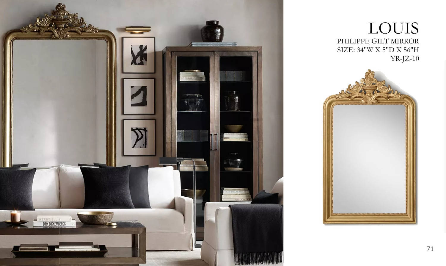 Louis Philippe Gilt Mirror