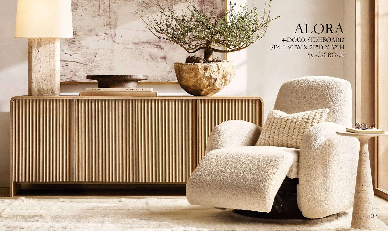 Alora 4-Door Sideboard